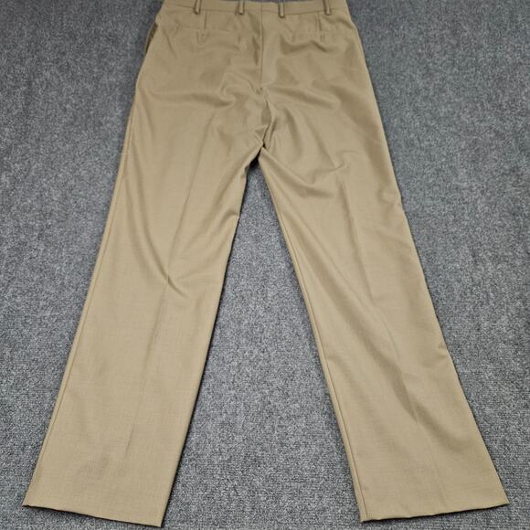 Lauren Ralph Lauren Dress Pants Men 36x34 Khaki‎ Total Comfort Classic Fit - Picture 2 of 6